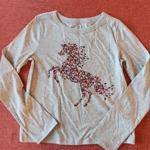 Gap girls long sleeve crewneck t shirt